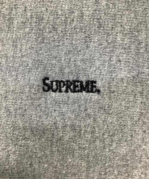 SUPREME（シュプリーム）SUPREME (シュプリーム) Micro Hooded Sweatshirt グレー サイズ:Mの古着・服飾アイテム