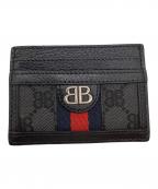 BALENCIAGA×GUCCIバレンシアガ×グッチ）の古着「カードケース」｜ブラック