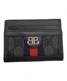 BALENCIAGA×GUCCI（バレンシアガ×グッチ）の古着「カードケース」｜ブラック