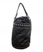 MACKINTOSH×PORTERマッキントッシュ×ポーター）の古着「STUDS BUCKET BAG MINI」｜ブラック