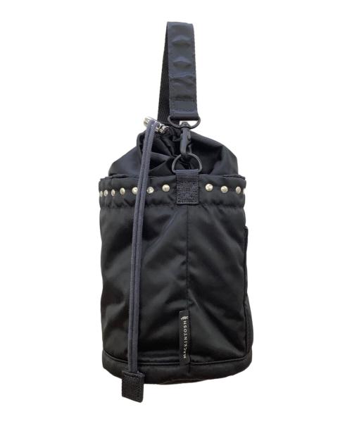 MACKINTOSH（マッキントッシュ）MACKINTOSH (マッキントッシュ) PORTER (ポーター) STUDS BUCKET BAG MINI ブラックの古着・服飾アイテム