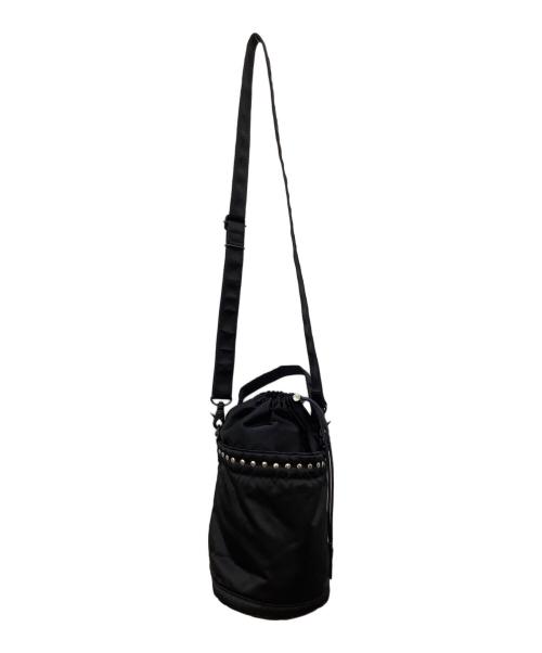 MACKINTOSH（マッキントッシュ）MACKINTOSH (マッキントッシュ) PORTER (ポーター) STUDS BUCKET BAG MINI ブラックの古着・服飾アイテム