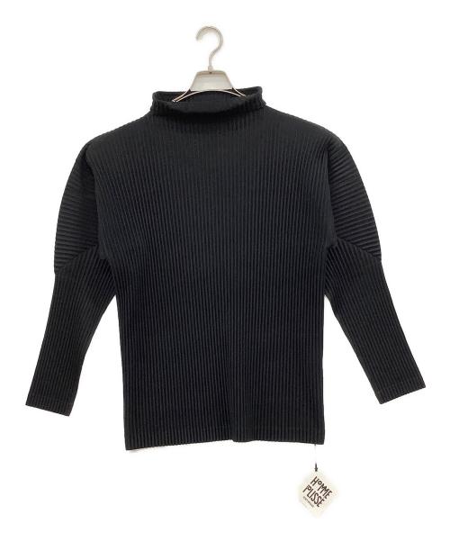 ISSEY MIYAKE（イッセイミヤケ）ISSEY MIYAKE (イッセイミヤケ) 長袖カットソー ブラック サイズ:3の古着・服飾アイテム
