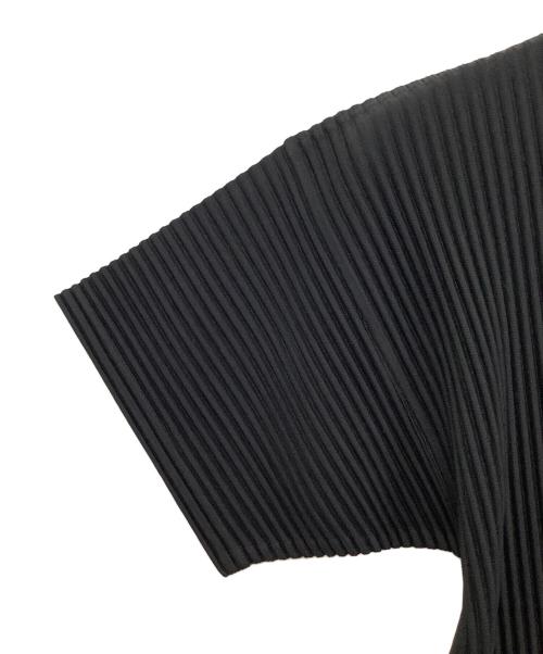 ISSEY MIYAKE（イッセイミヤケ）ISSEY MIYAKE (イッセイミヤケ) 半袖カットソー ブラック サイズ:3の古着・服飾アイテム