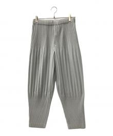 ISSEY MIYAKE（イッセイミヤケ）の古着「イージーニットパンツ」｜グレー