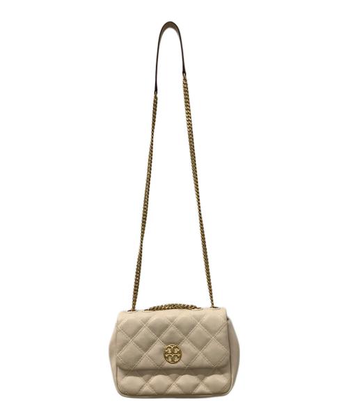 TORY BURCH（トリーバーチ）TORY BURCH (トリーバーチ) チェーンショルダーバッグ アイボリーの古着・服飾アイテム