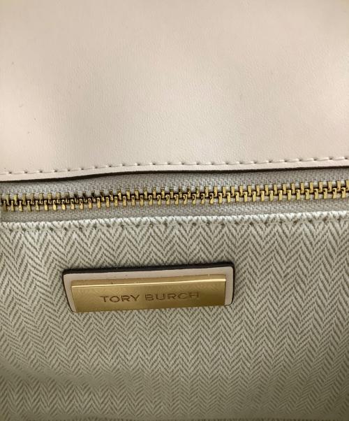TORY BURCH（トリーバーチ）TORY BURCH (トリーバーチ) チェーンショルダーバッグ アイボリーの古着・服飾アイテム