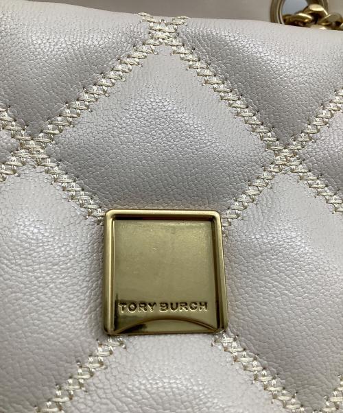 TORY BURCH（トリーバーチ）TORY BURCH (トリーバーチ) チェーンショルダーバッグ アイボリーの古着・服飾アイテム