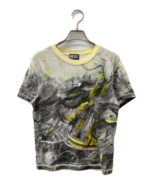 DIESEL（ディーゼル）DIESEL (ディーゼル) 半袖Tシャツ グレー サイズ:Mの古着・服飾アイテム
