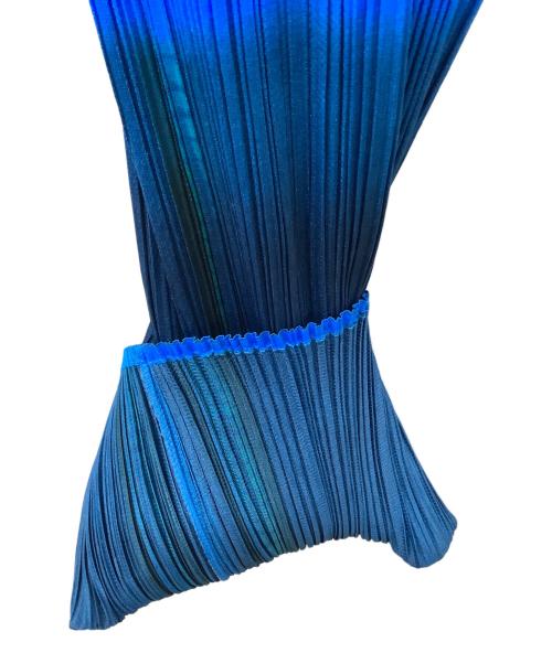 PLEATS PLEASE（プリーツプリーズ）PLEATS PLEASE (プリーツプリーズ) プリーツパンツ ブルー サイズ:2の古着・服飾アイテム