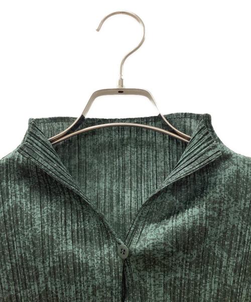 PLEATS PLEASE（プリーツプリーズ）PLEATS PLEASE (プリーツプリーズ) 半袖カットソー グリーン サイズ:4の古着・服飾アイテム