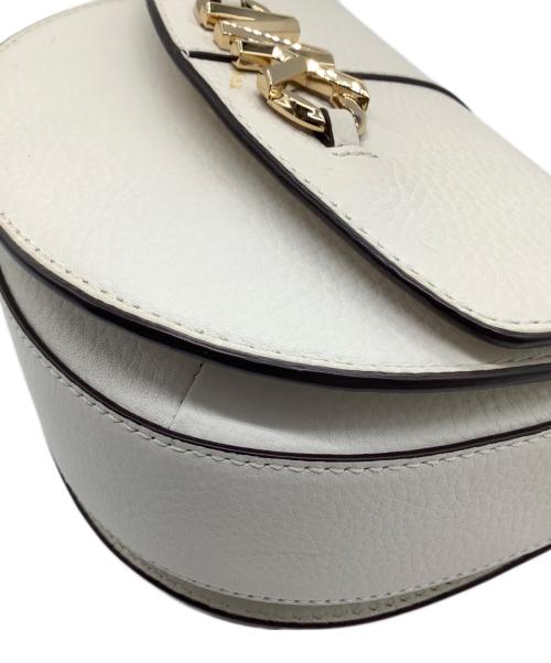 MICHAEL KORS（マイケルコース）MICHAEL KORS (マイケルコース) ショルダーバッグ ホワイトの古着・服飾アイテム