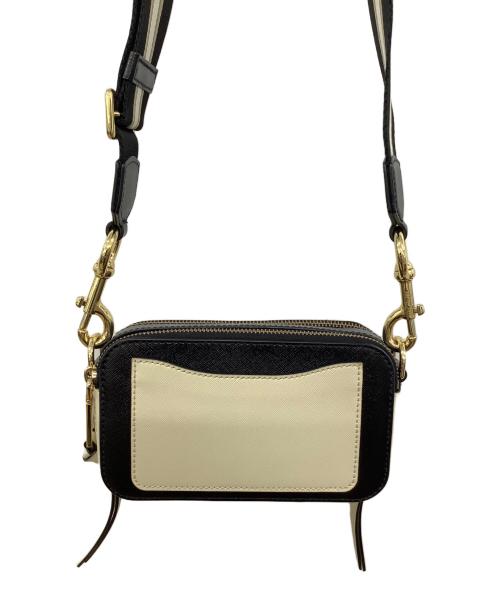 MARC JACOBS（マークジェイコブス）MARC JACOBS (マークジェイコブス) ショルダーバッグ ホワイト×ブラックの古着・服飾アイテム