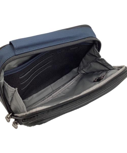 TUMI（トゥミ）TUMI (トゥミ) ALPHAⅡ クラッチバッグ ネイビー×ブラックの古着・服飾アイテム