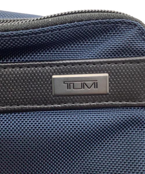 TUMI（トゥミ）TUMI (トゥミ) ALPHAⅡ クラッチバッグ ネイビー×ブラックの古着・服飾アイテム