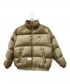 Aape BY A BATHING APEエーエイプ バイ アベイシングエイプ）の古着「ダウンジャケット」｜ベージュ