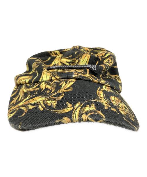 VERSACE JEANS COUTURE（ヴェルサーチ ジーンズクチュール）VERSACE JEANS COUTURE (ヴェルサーチ ジーンズクチュール) キャップ ブラック×イエロー サイズ:-の古着・服飾アイテム