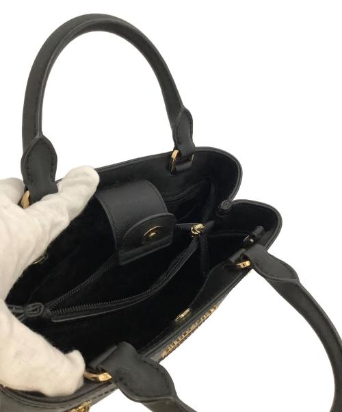 MICHAEL KORS（マイケルコース）MICHAEL KORS (マイケルコース) 2WAYショルダーバッグ ブラックの古着・服飾アイテム