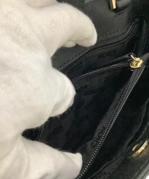 MICHAEL KORS（マイケルコース）MICHAEL KORS (マイケルコース) 2WAYショルダーバッグ ブラックの古着・服飾アイテム