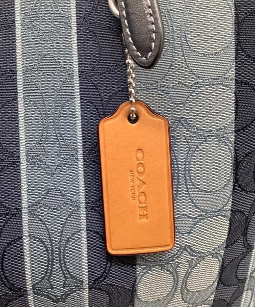 COACH（コーチ）COACH (コーチ) トートバッグ ブルー×ネイビーの古着・服飾アイテム