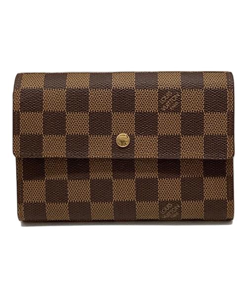 LOUIS VUITTON（ルイ ヴィトン）LOUIS VUITTON (ルイ ヴィトン) ダミエポルトトレゾール エテュイパピエ ブラウンの古着・服飾アイテム