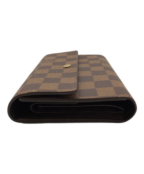 LOUIS VUITTON（ルイ ヴィトン）LOUIS VUITTON (ルイ ヴィトン) ダミエポルトトレゾール エテュイパピエ ブラウンの古着・服飾アイテム