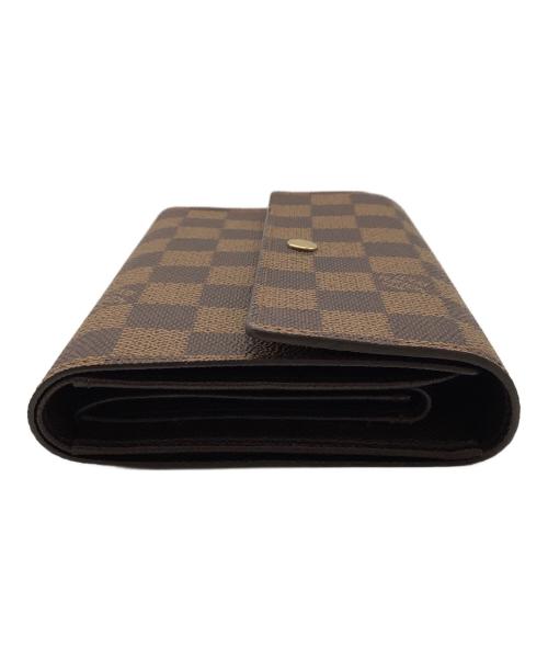 LOUIS VUITTON（ルイ ヴィトン）LOUIS VUITTON (ルイ ヴィトン) ダミエポルトトレゾール エテュイパピエ ブラウンの古着・服飾アイテム