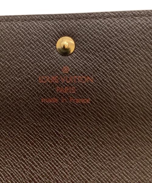 LOUIS VUITTON（ルイ ヴィトン）LOUIS VUITTON (ルイ ヴィトン) ダミエポルトトレゾール エテュイパピエ ブラウンの古着・服飾アイテム
