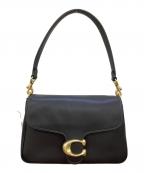 COACHコーチ）の古着「ソフトタビーショルダーバッグ」｜ブラック