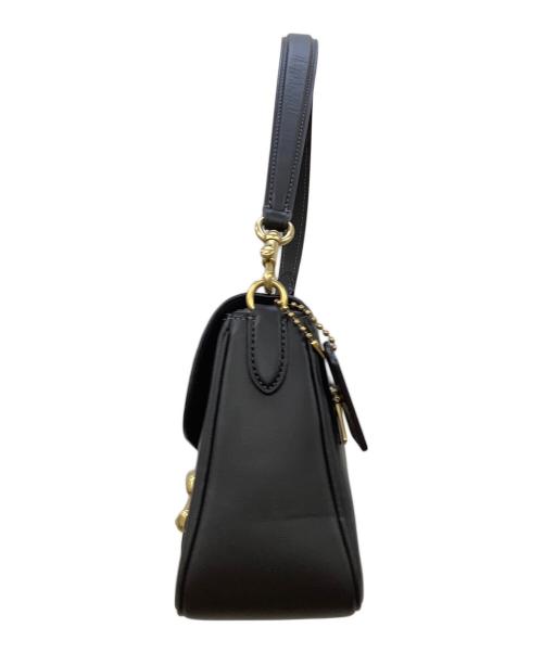 COACH（コーチ）COACH (コーチ) ソフトタビーショルダーバッグ ブラックの古着・服飾アイテム