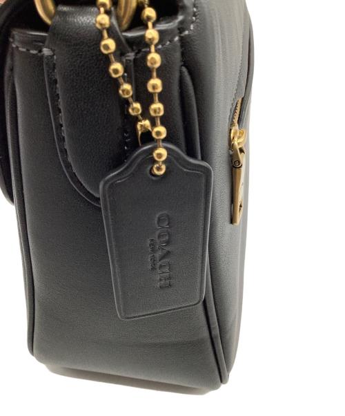 COACH（コーチ）COACH (コーチ) ソフトタビーショルダーバッグ ブラックの古着・服飾アイテム