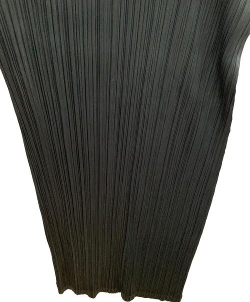 PLEATS PLEASE（プリーツプリーズ）PLEATS PLEASE (プリーツプリーズ) ノースリーブワンピース ダークグレー サイズ:3の古着・服飾アイテム