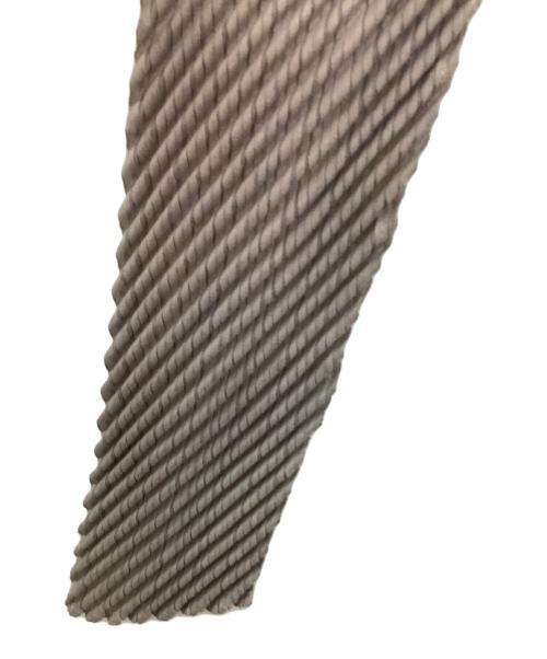 ISSEY MIYAKE（イッセイミヤケ）ISSEY MIYAKE (イッセイミヤケ) 長袖カットソー ピンク×グレー サイズ:2の古着・服飾アイテム