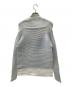 ISSEY MIYAKE (イッセイミヤケ) 長袖カットソー ライトブルー×ホワイト サイズ:2：15000円