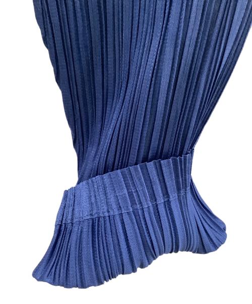 PLEATS PLEASE（プリーツプリーズ）PLEATS PLEASE (プリーツプリーズ) 長袖ワンピース ブルー サイズ:3の古着・服飾アイテム