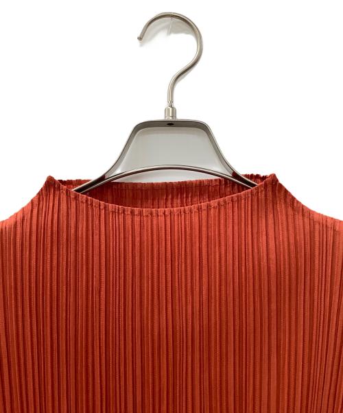 PLEATS PLEASE（プリーツプリーズ）PLEATS PLEASE (プリーツプリーズ) ノースリーブワンピース レッド サイズ:3の古着・服飾アイテム