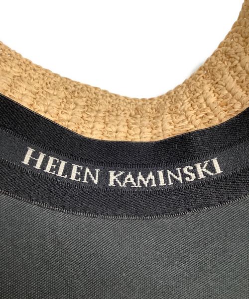 HELEN KAMINSKI（ヘレンカミンスキー）HELEN KAMINSKI (ヘレンカミンスキー) ROCHELLE ブラック×ナチュラル サイズ:OS 未使用品の古着・服飾アイテム