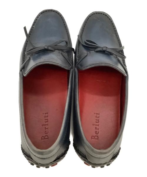 Berluti（ベルルッティ）Berluti (ベルルッティ) ドライビングシューズ ネイビー サイズ:9の古着・服飾アイテム