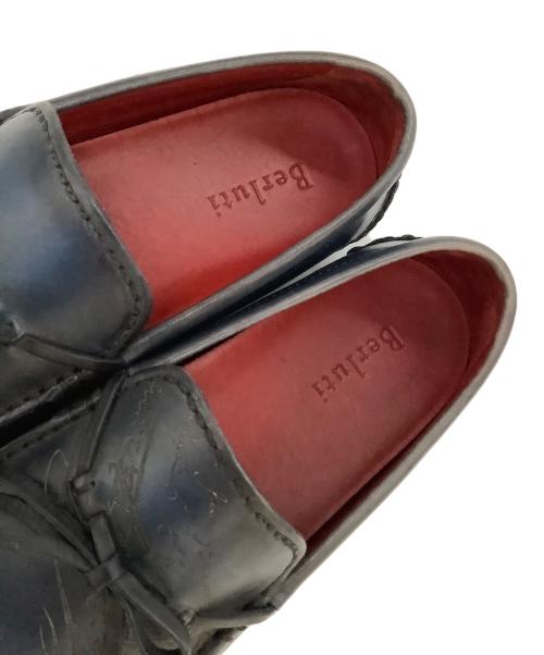 Berluti（ベルルッティ）Berluti (ベルルッティ) ドライビングシューズ ネイビー サイズ:9の古着・服飾アイテム