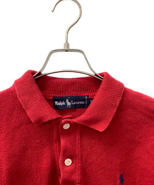 RALPH LAUREN（ラルフローレン）RALPH LAUREN (ラルフローレン) ポロシャツ レッド サイズ:Mの古着・服飾アイテム