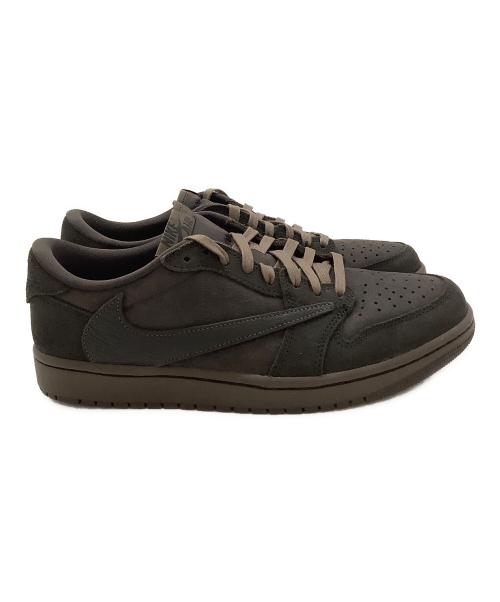 NIKE（ナイキ）NIKE (ナイキ) Travis Scott (トラヴィススコット) AIR JORDAN 1 LOW(エアジョーダン1） ブラウン サイズ:US9.5の古着・服飾アイテム