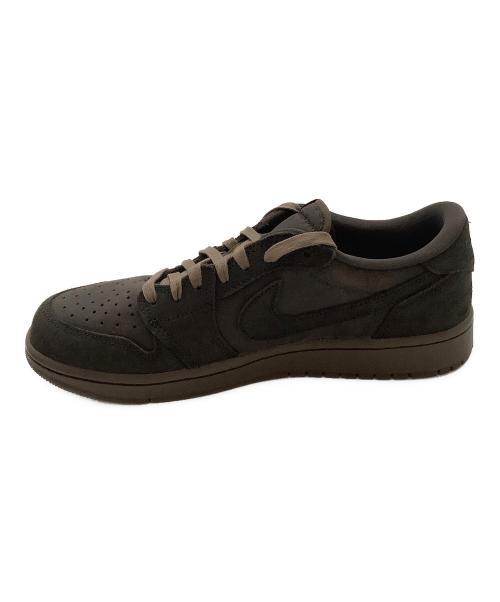 NIKE（ナイキ）NIKE (ナイキ) Travis Scott (トラヴィススコット) AIR JORDAN 1 LOW(エアジョーダン1） ブラウン サイズ:US9.5の古着・服飾アイテム