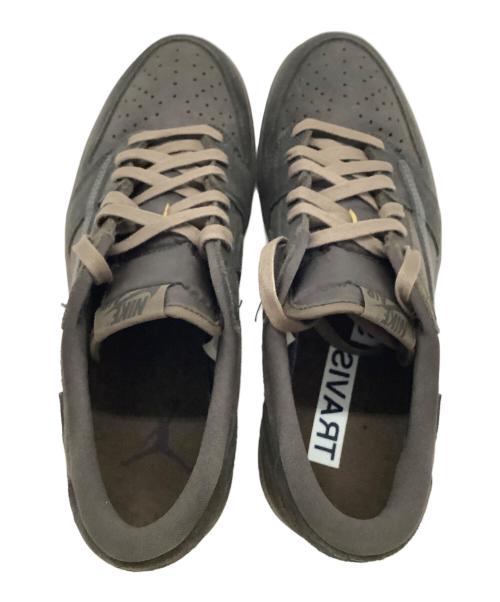 NIKE（ナイキ）NIKE (ナイキ) Travis Scott (トラヴィススコット) AIR JORDAN 1 LOW(エアジョーダン1） ブラウン サイズ:US9.5の古着・服飾アイテム