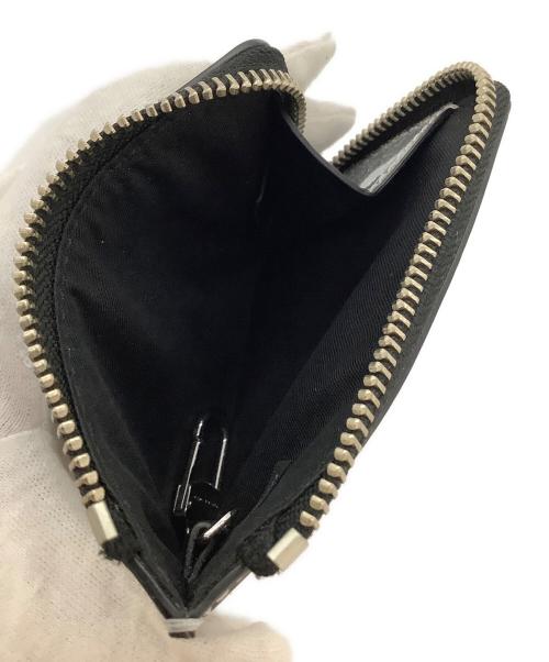 MARC JACOBS（マークジェイコブス）MARC JACOBS (マークジェイコブス) コーテッド グリッター トップジップウォレット シルバーの古着・服飾アイテム