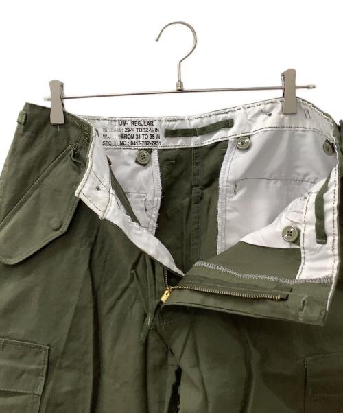 US ARMY（ユーエスアーミー）US ARMY (ユーエスアーミー) M-65 FIELD PANTS オリーブ サイズ:Mの古着・服飾アイテム