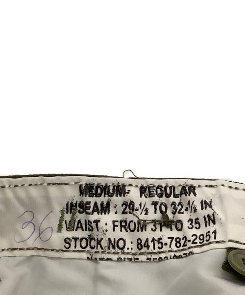 US ARMY（ユーエスアーミー）US ARMY (ユーエスアーミー) M-65 FIELD PANTS オリーブ サイズ:Mの古着・服飾アイテム
