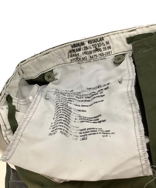US ARMY（ユーエスアーミー）US ARMY (ユーエスアーミー) M-65 FIELD PANTS オリーブ サイズ:Mの古着・服飾アイテム