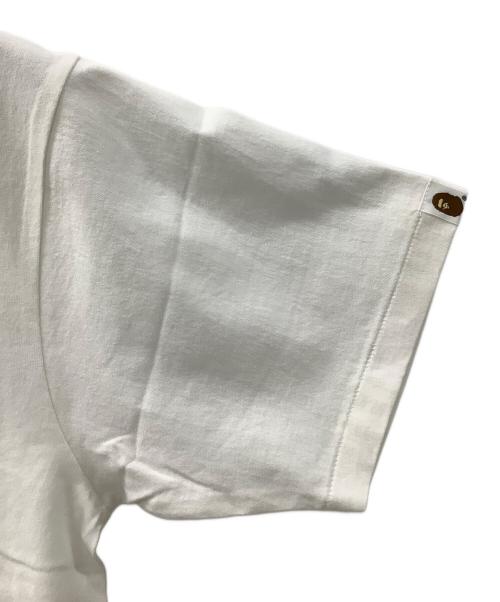 A BATHING APE（アベイシングエイプ）A BATHING APE (アベイシングエイプ) 半袖カットソー ホワイト サイズ:Mの古着・服飾アイテム