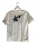 A BATHING APE (アベイシングエイプ) 半袖カットソー ホワイト サイズ:M：7000円