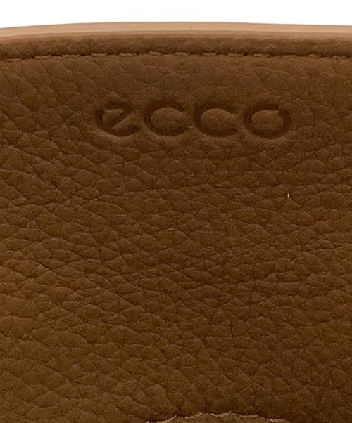 ECCO（エコー）ECCO (エコー) トートバッグ ベージュ×ブラックの古着・服飾アイテム